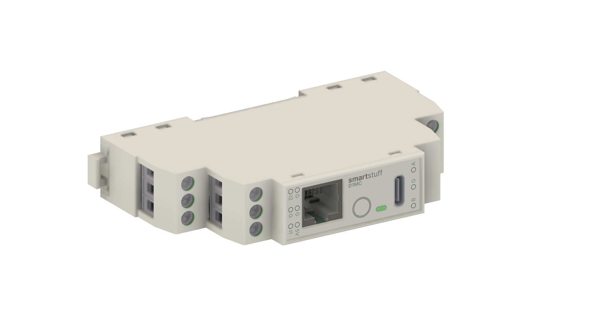 Aansluitingen van de D1MC-adapter